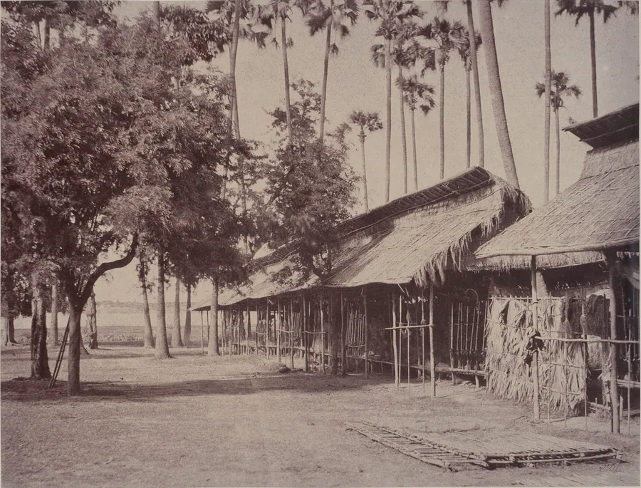 Amerapoora: Barracks of the Burmese Guard by Linnaeus Tripe