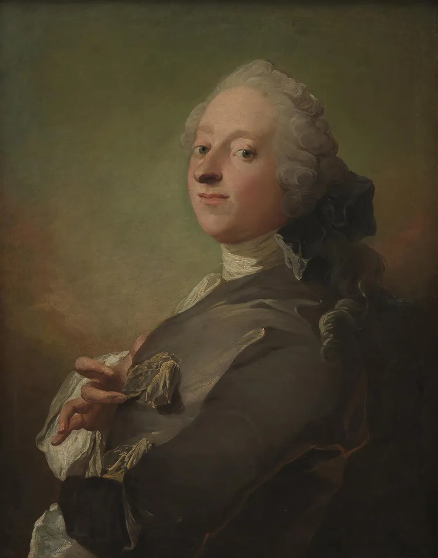 Portræt af kgl. hofapoteker Johann Gottfried Becker by C.G. Pilo
