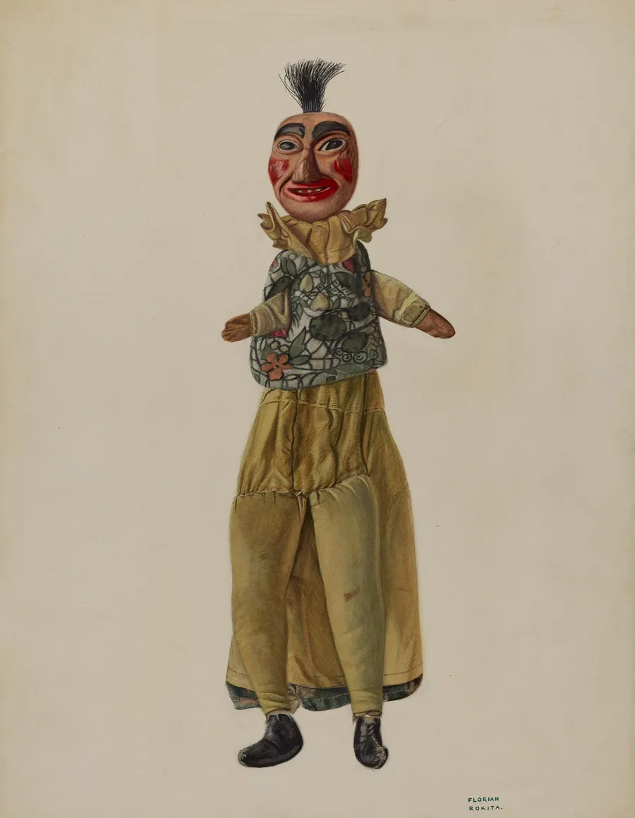 "Punch" Clown Puppet by Florian Rokita