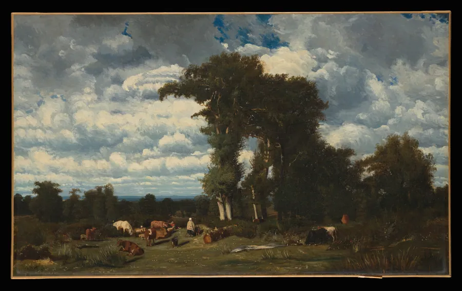 Landscape with Cattle at Limousin by Jules Dupré