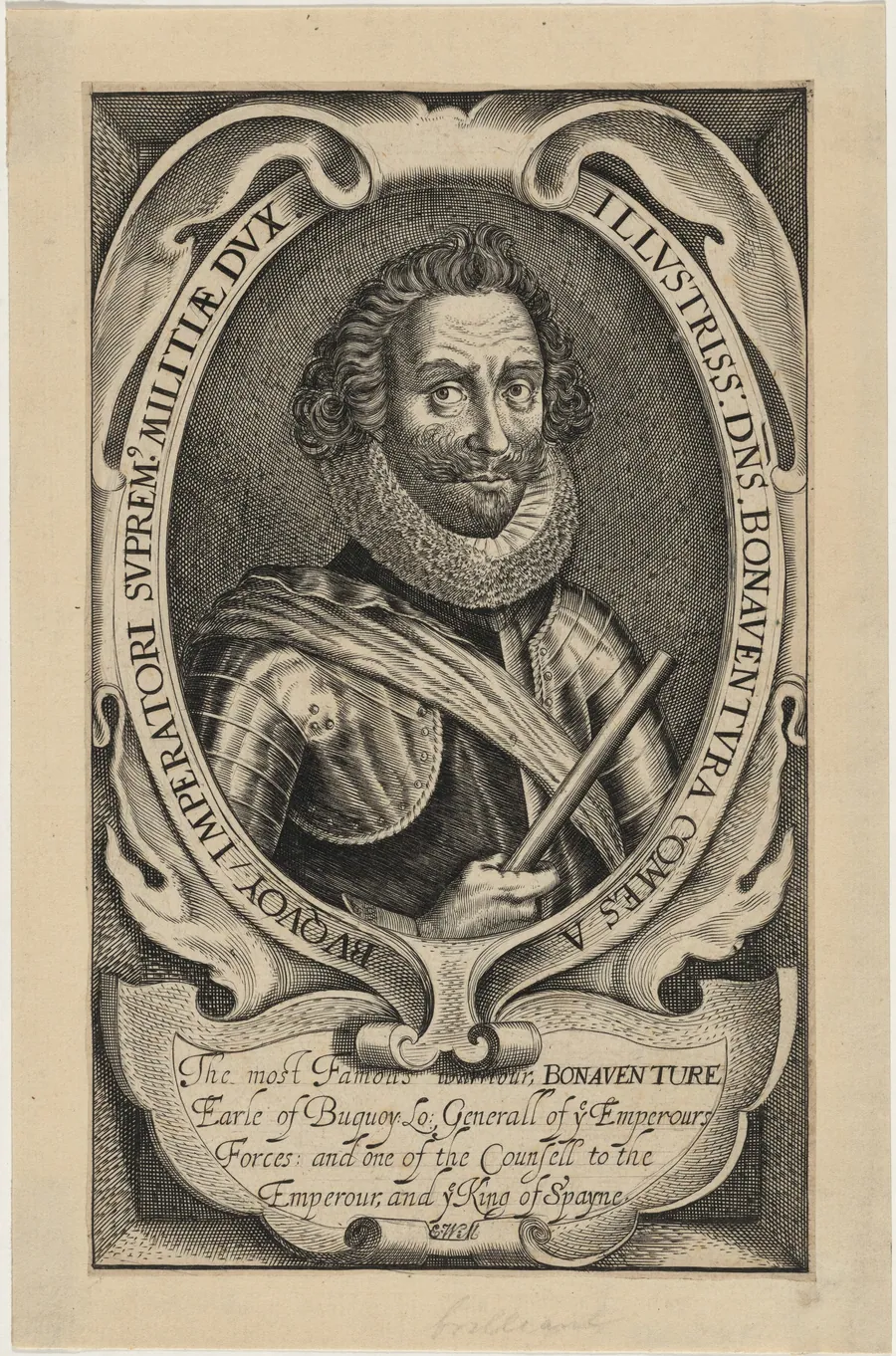 Bonaventura, Comte de Buquoy by Unknown 19th Century