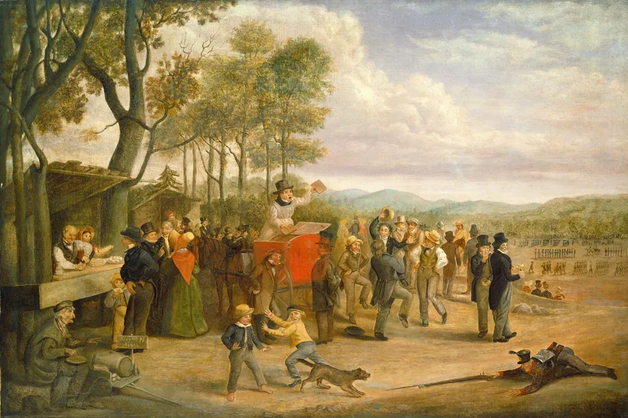 Muster Day by Charles Henry Granger