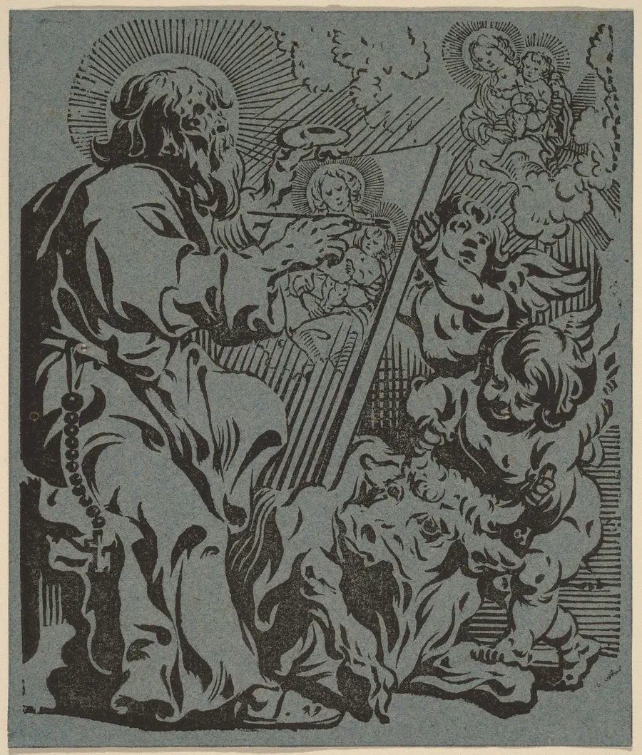 Saint Luke by Anthonis Sallaert