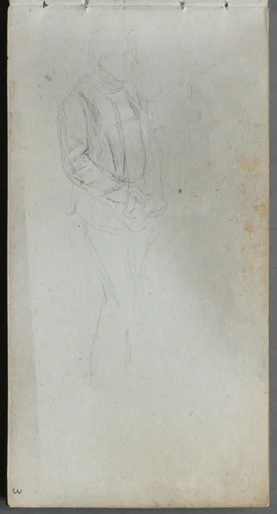 Sketchbook, page 3: Figure Study