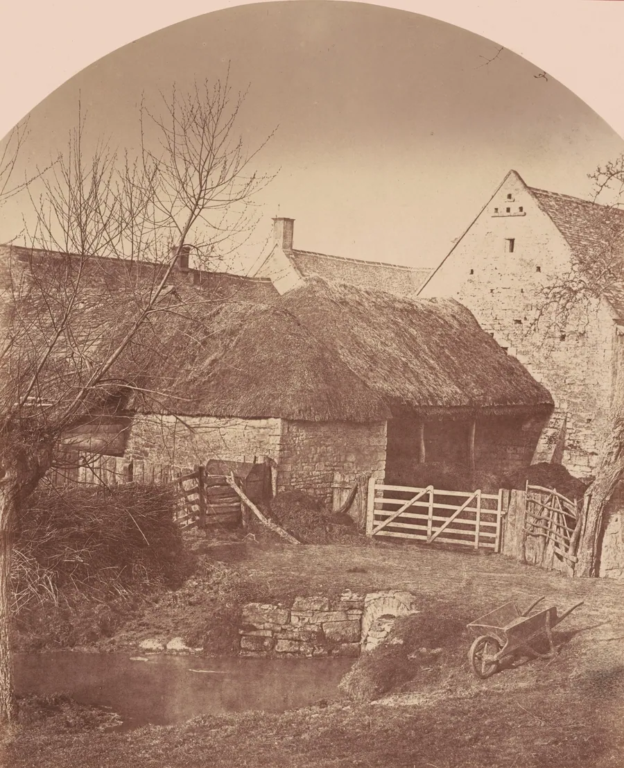 Farm Yard, Prestbury near Cheltenham by Baynham Jones Jr.