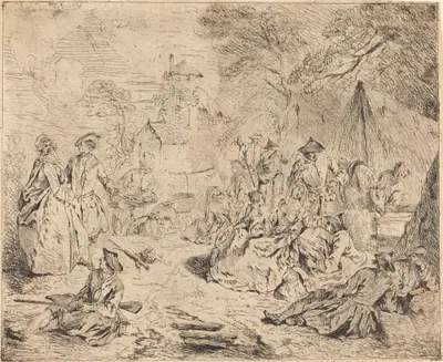 Troops Resting