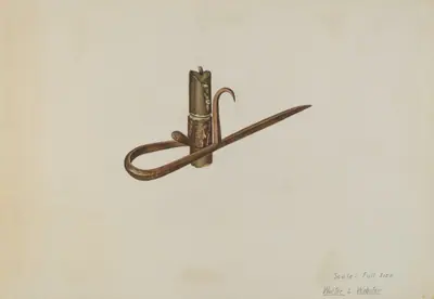 Miner's Candle Holder