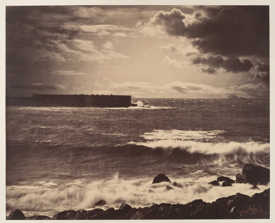 [The Great Wave, Sète] by Gustave Le Gray