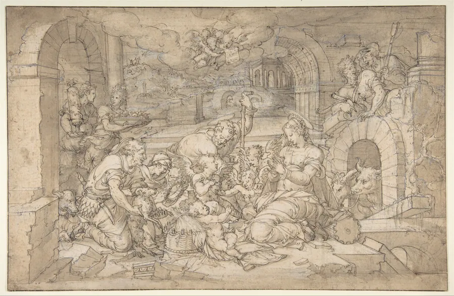The Adoration of the Shepherds by Jean Cousin the Elder