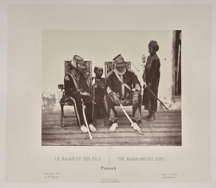 The Rajah and His Sons, Punnah by Louis-Théophile Marie Rousselet