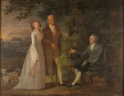 Det Rybergske familiebillede. Skitse