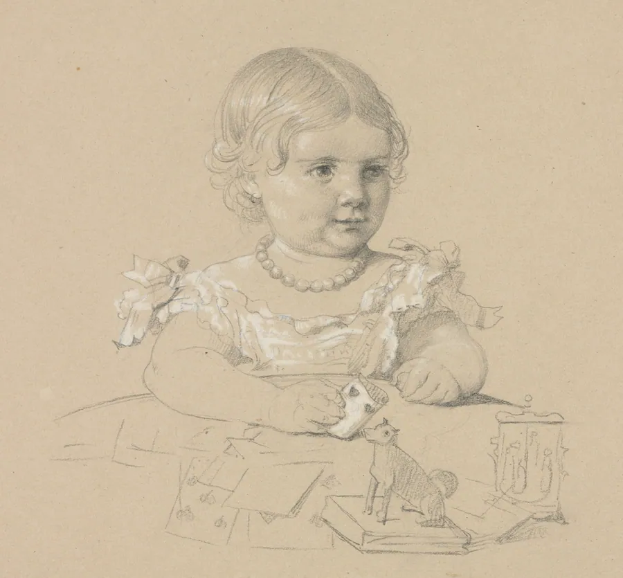 Portrait of a Child by Henri Lehmann