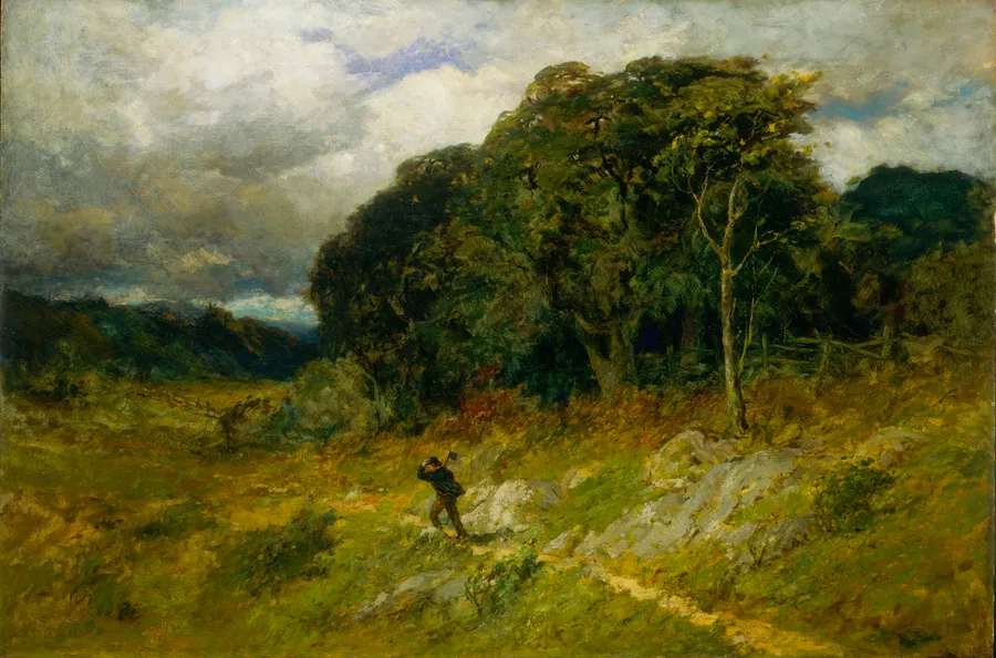 Approaching Storm by Edward Mitchell Bannister, born St. Andrews, New Brunswick, Canada 1828-died Providence, RI 1901