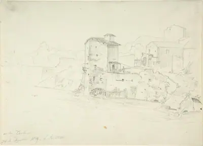 Landscape with Mill and Buildings
