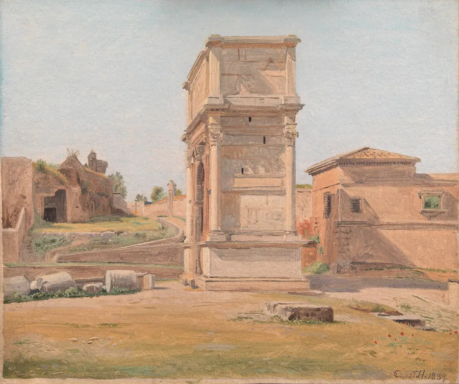 Titusbuen i Rom by Constantin Hansen
