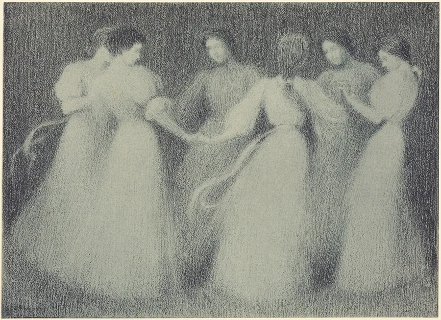 La Ronde by Henri Eugéne Le Sidaner