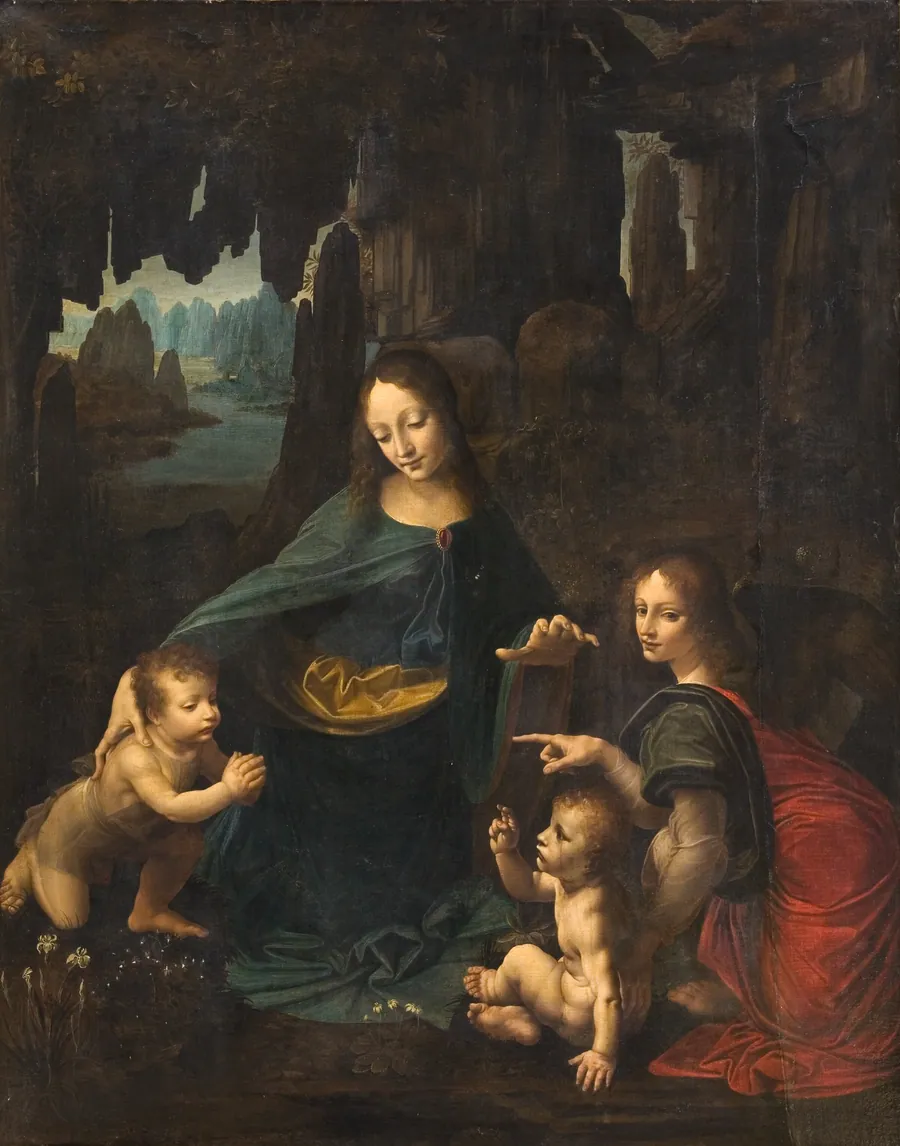 Madonna i klippegrotten by Ubekendt