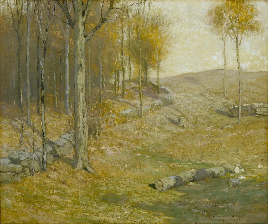 Autumn by Bruce Crane, born New York City 1857-died Bronxville, NY 1937