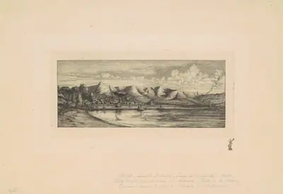 Nouvelle Zélande, Presqu'ile de Banks (View of Collier's Point, New Zealand)