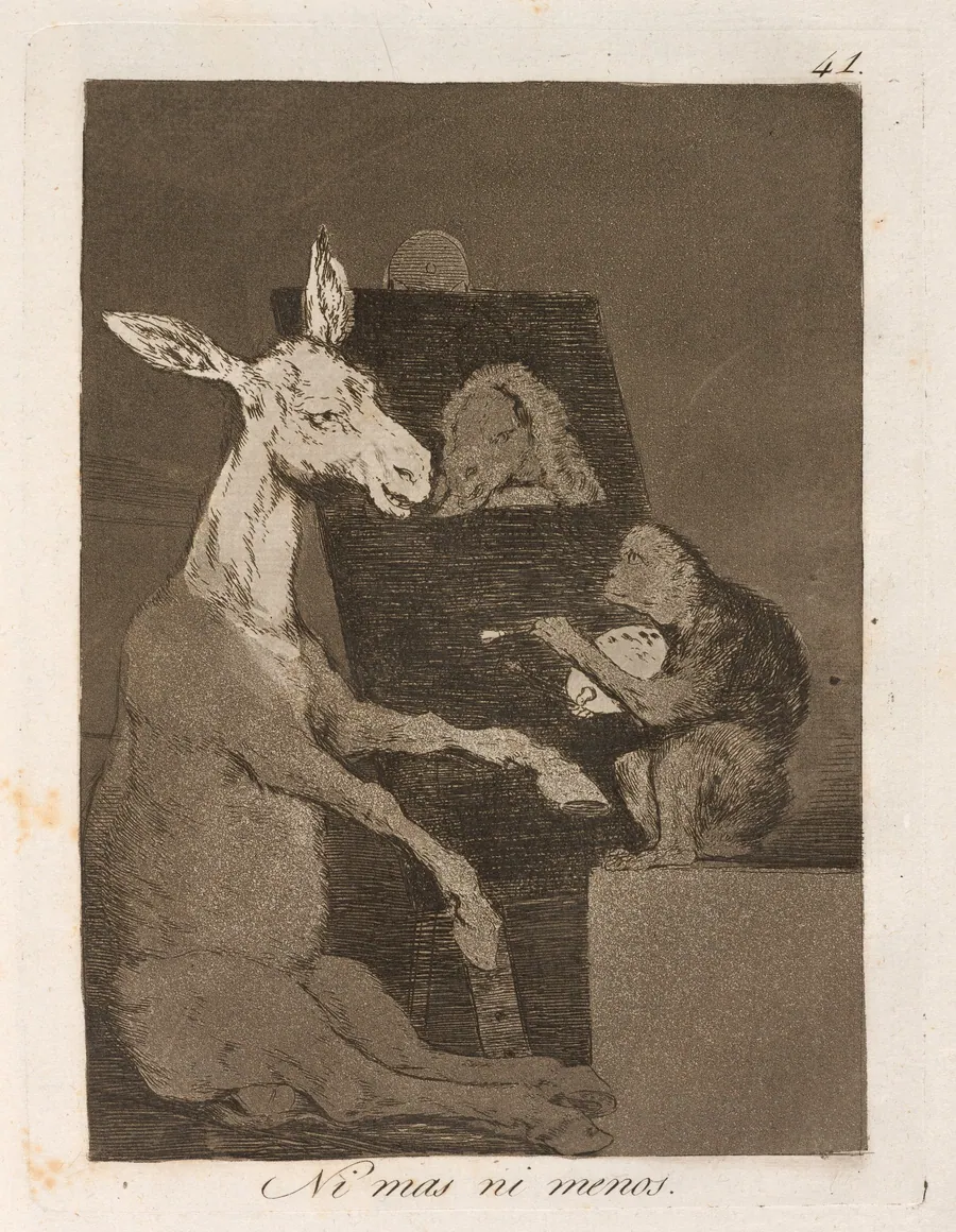 Ni mas ni menos (Neither More nor Less) by Francisco Goya