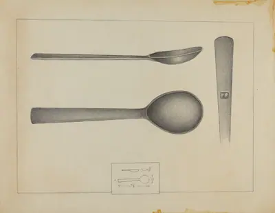 Pewter Spoon