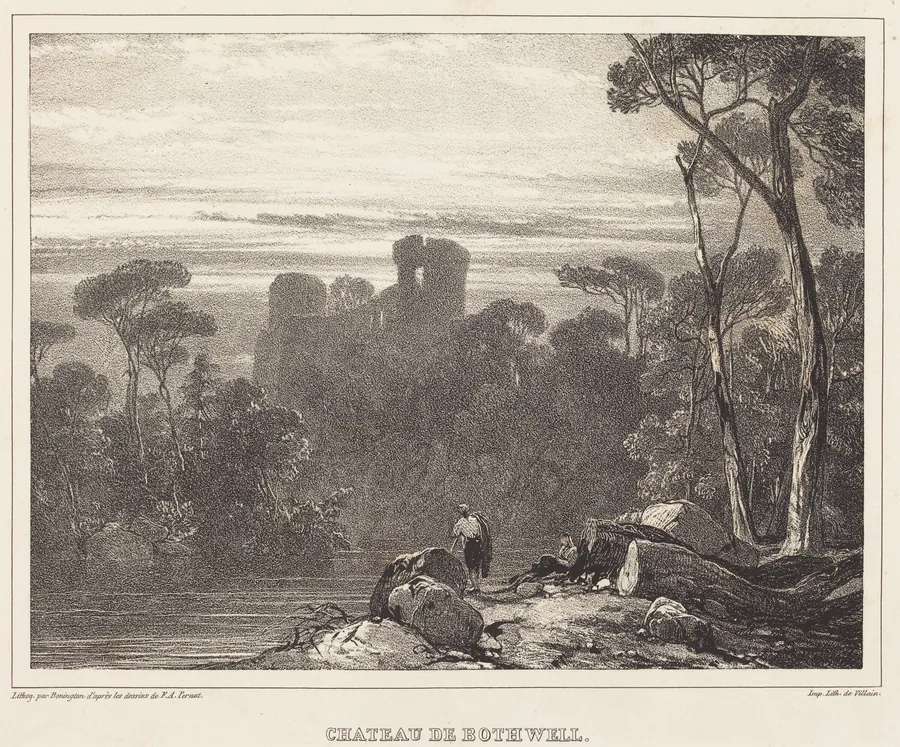 Chateau de Bothwell by Richard Parkes Bonington