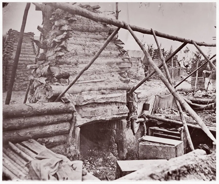 Abandoned Camp, Falmouth, Virginia by Andrew Joseph Russell