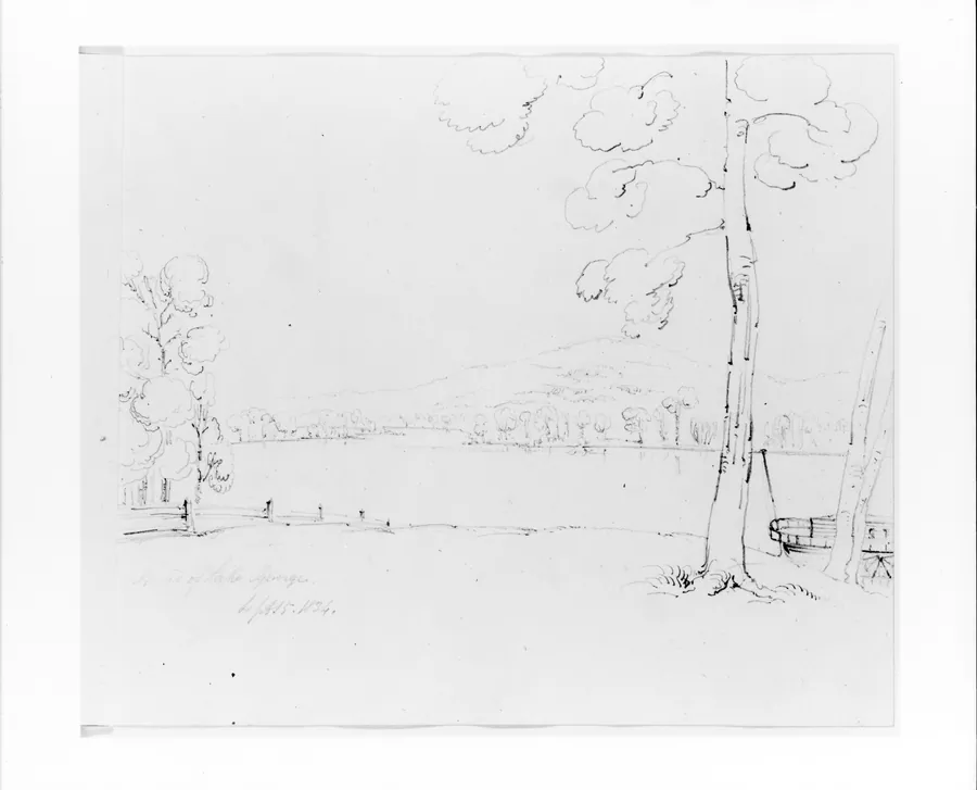 Head of Lake George (from Sketchbook) by John William Casilear