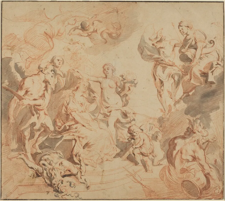 Antwerp Blessed with Abundance by Theodoor van Thulden