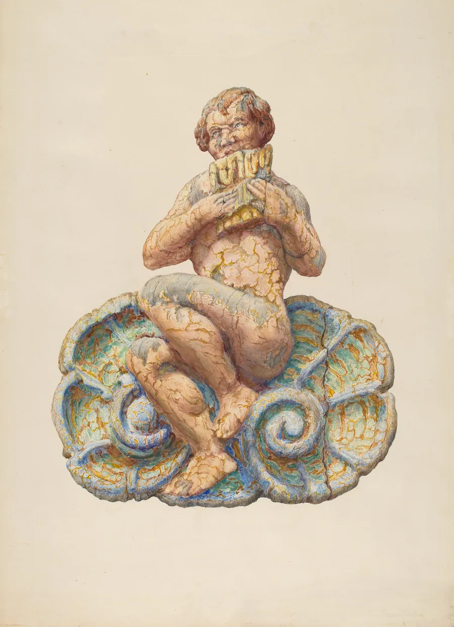 Circus Wagon Figure: Pan by Katharine Merrill