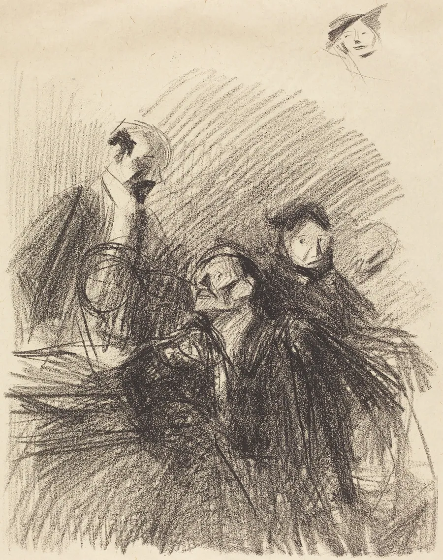 Scène d'audience (les deux avocats) (Scene of a Hearing (The Two Lawyers)) by Jean-Louis Forain