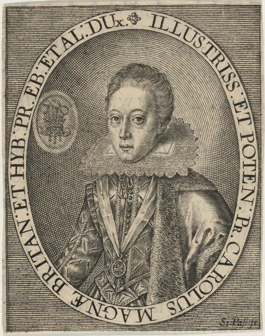 Charles I, King of England as Duke of York by Simon van de Passe