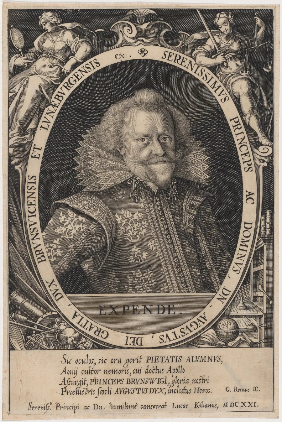 Augustus II, Duke of Brunswick by Lucas Kilian