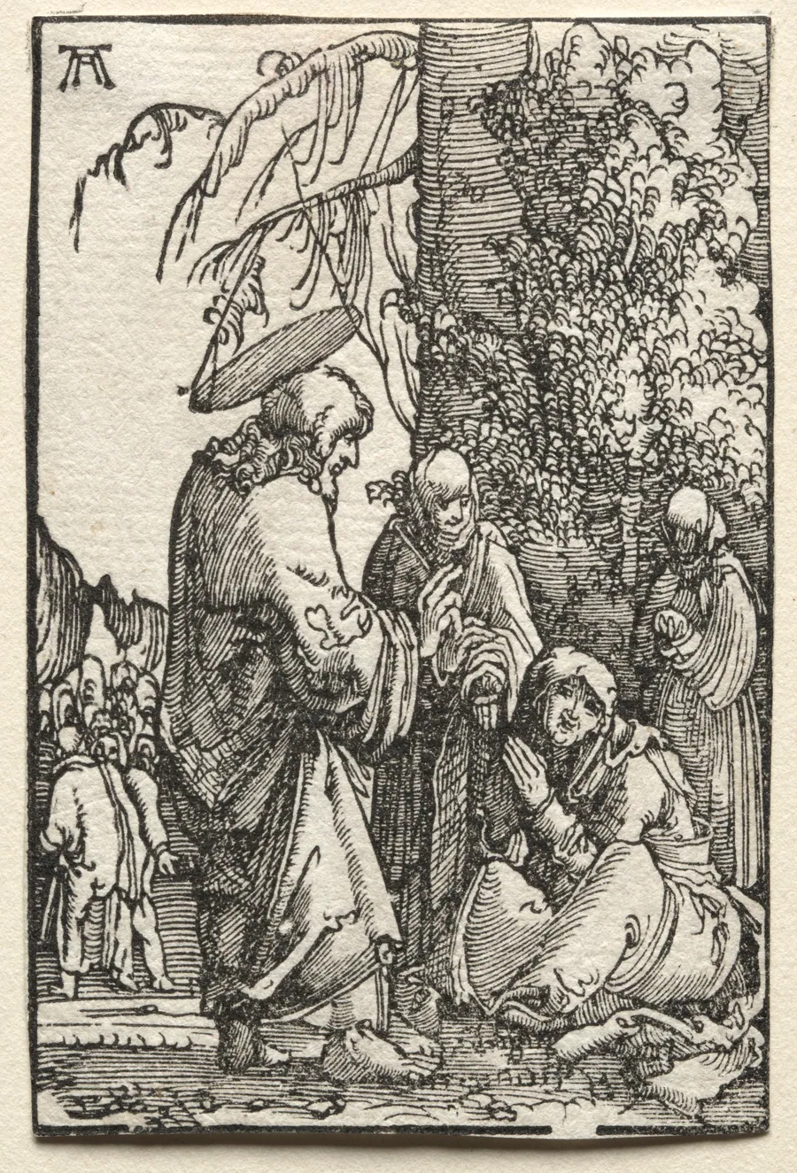 The Fall and Redemption of Man:  Christ Taking Leave of His Mother before the Passion by Albrecht Altdorfer