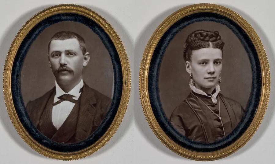 Untitled (Pair of Portraits) by Etienne Carjat