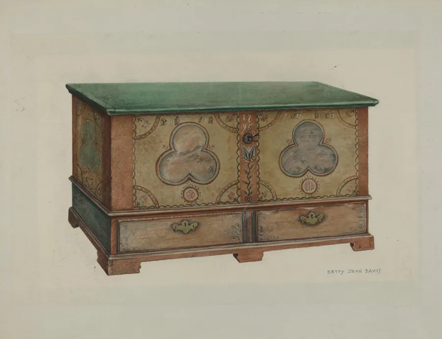 Painted Box by Betty Jean Davis