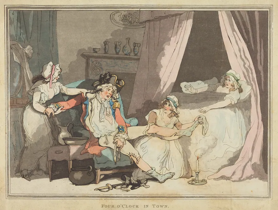 Four o'Clock in Town by Thomas Rowlandson
