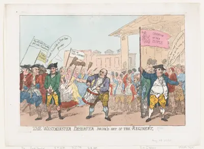 The Westminster Deserter Drum'd Out of The Regiment