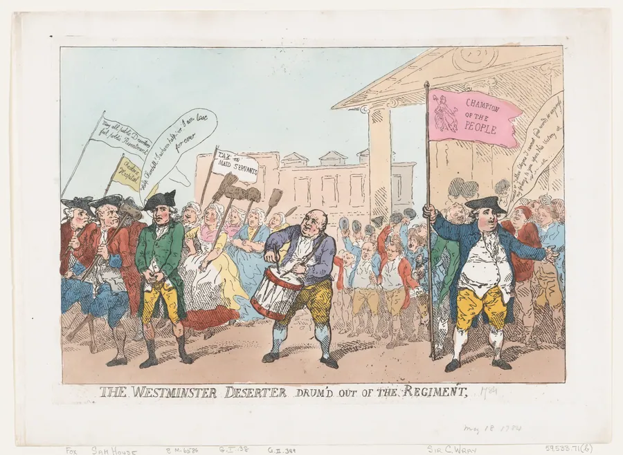 The Westminster Deserter Drum'd Out of The Regiment by Charles James Fox