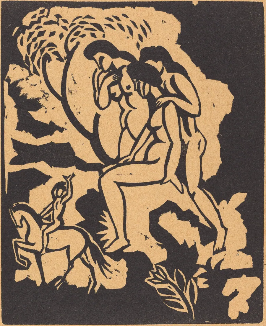 Begrüssung (Greeting) by August Macke