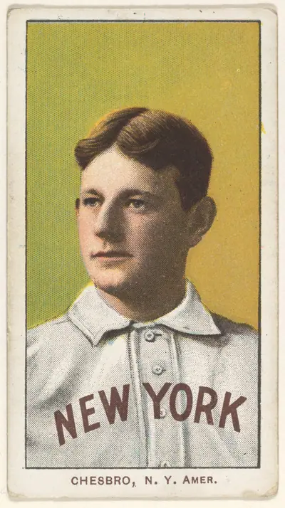 Chesbro, New York, American League, from the White Border series (T206) for the American Tobacco Company