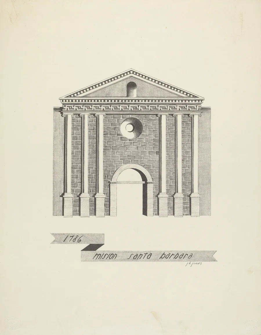 Mision Santa Barbara by James Jones