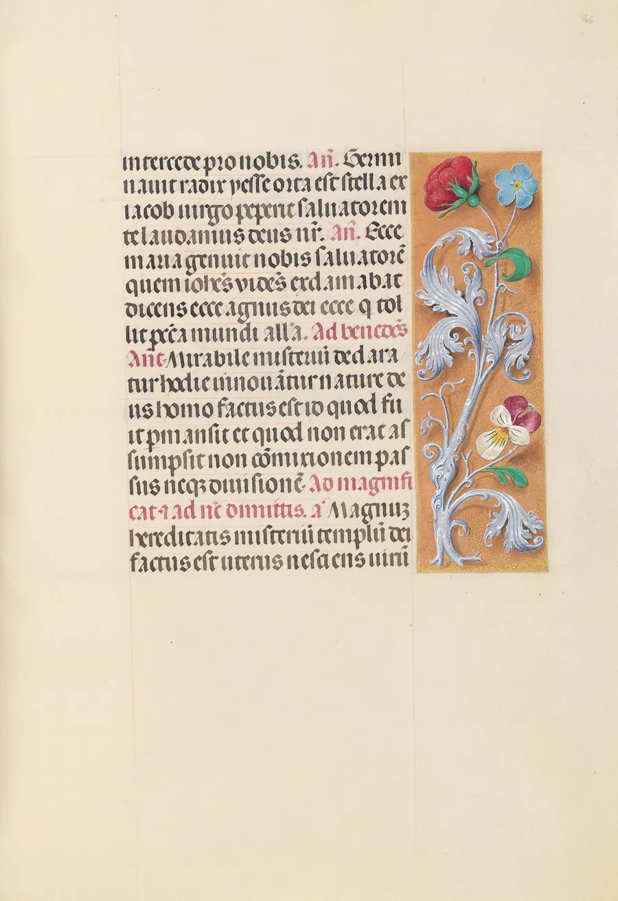 Hours of Queen Isabella the Catholic, Queen of Spain:  Fol. 166r by Master of the First Prayerbook of Maximillian