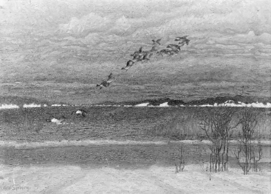 Det begynder at blive vinter by Axel Sjöberg