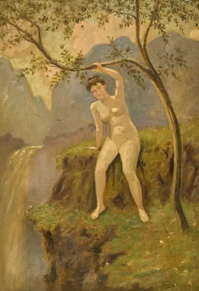 Nude in Landscape