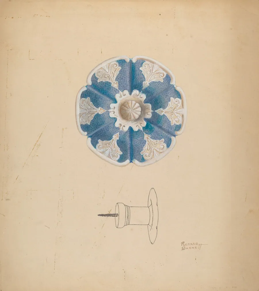 Parian Ware Tie Back by Richard Barnett