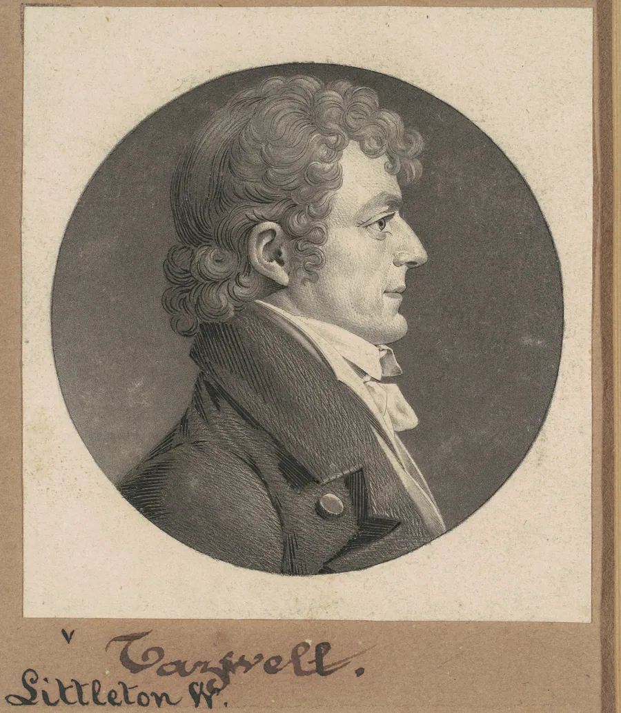 Littleton Waller Tazewell by Charles B. J. Févret de Saint-Mémin