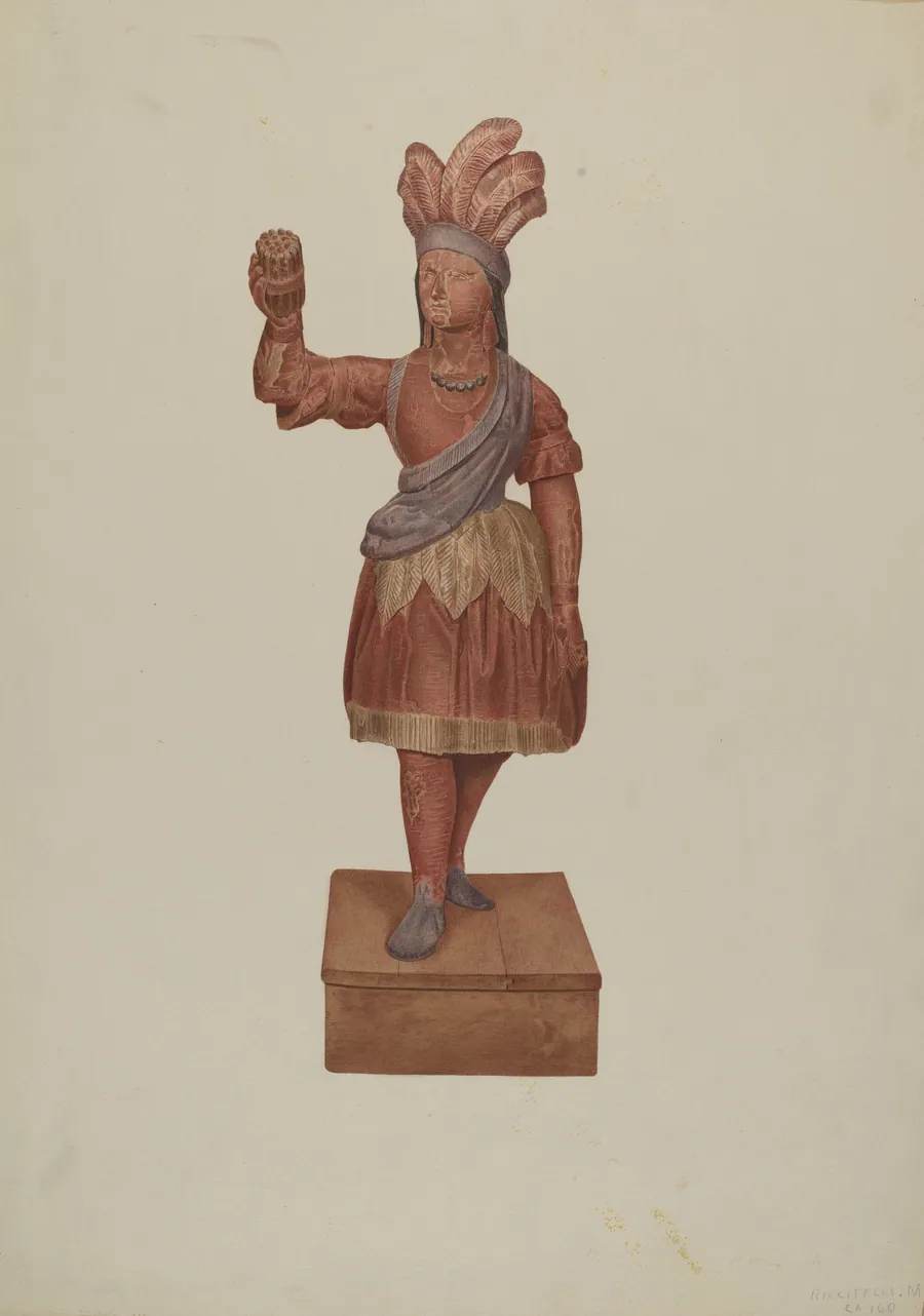 Cigar Store Indian by Michael Riccitelli
