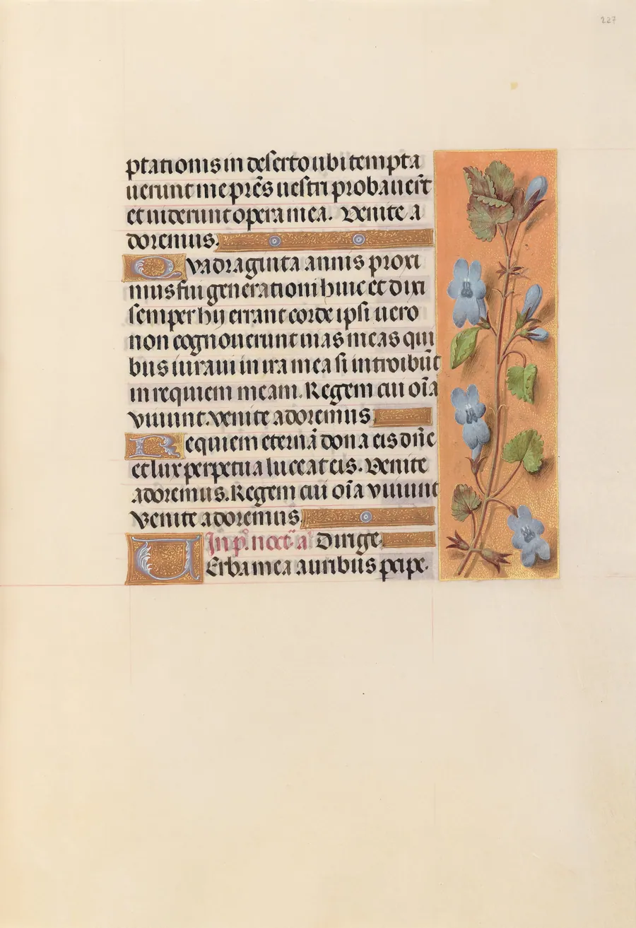 Hours of Queen Isabella the Catholic, Queen of Spain:  Fol. 227r by Master of the First Prayerbook of Maximillian