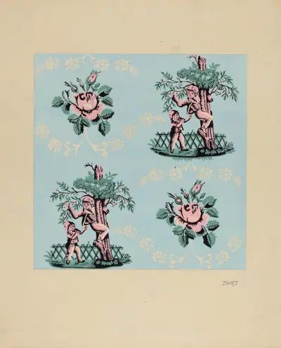Wall Paper ("The Cherry Boy")